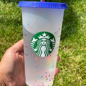 🌈Starbucks Color Changing Confetti Cup🌈